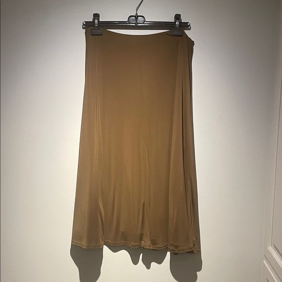 Chic Brown A-Line Women's Skirt - Picture 4 of 4
